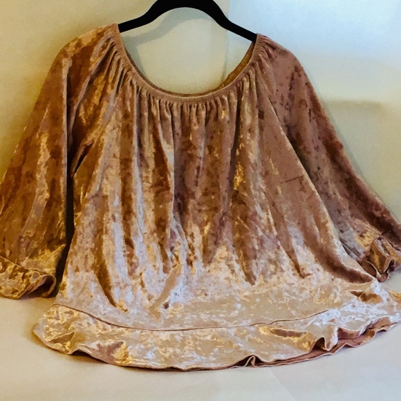 Zac & Rachel Pink Velvety Top - Picture 2 of 8